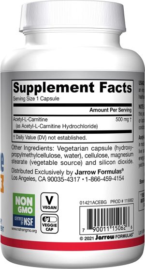 Jarrow Formulas Acetyl L-Carnitine - Image 7