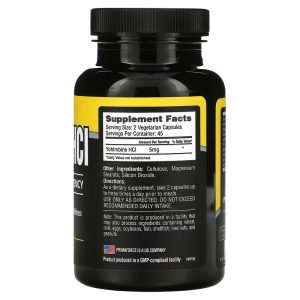Primaforce, Yohimbine HCl, 2.5 mg, 90 Vegetarian Capsules - Image 2