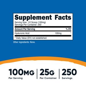 Nutricost Hyaluronic Acid Powder - Image 2