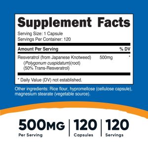 Nutricost Resveratrol Capsules - Image 2