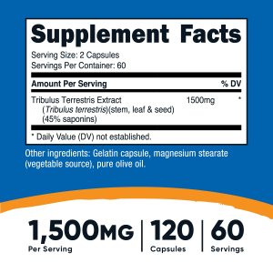 Nutricost Tribulus Capsules (750mg) - Image 2