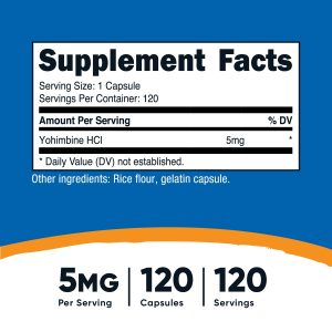 Nutricost Yohimbine HCL Capsules - Image 2