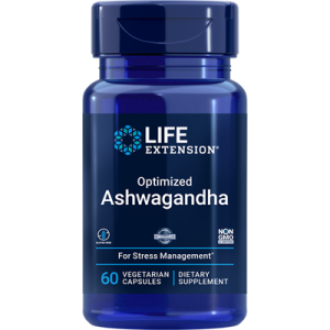 Life Extension, Optimized Ashwagandha, 60 Vegetarian Capsules