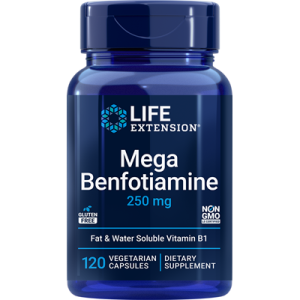 Life Extension, Mega Benfotiamine, 250 mg, 120 Vegetarian Capsules