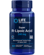 Life Extension, Super R-Lipoic Acid, 240 mg, 60 Vegetarian Capsules