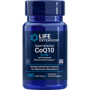 Life Extension, Super Ubiquinol CoQ10 with Enhanced Mitochondrial Support, 50 mg, 30 Softgels