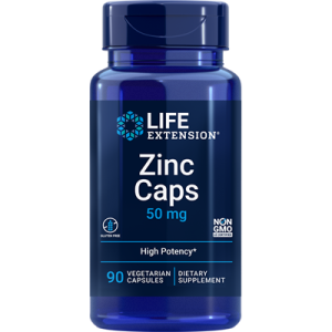 Life Extension, Zinc Caps, High Potency, 50 mg, 90 Vegetarian Capsules