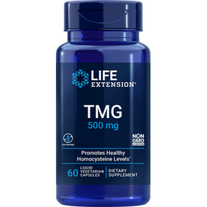 Life Extension, TMG, 500 mg, 60 Liquid Vegetarian Capsule