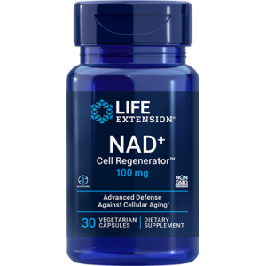 Life Extension, NAD+ Cell Regenerator, NIAGEN Nicotinamide Riboside, 100 mg, 30 Vegetarian Capsules