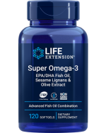 Life Extension, Super Omega-3 EPA/DHA Fish Oil, Sesame Lignans & Olive Extract, 60 Enteric Coated Softgels