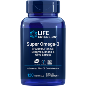 Life Extension, Super Omega-3 EPA/DHA Fish Oil, Sesame Lignans & Olive Extract, 60 Enteric Coated Softgels