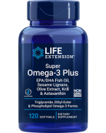 Life Extension, Super Omega-3 Plus, 120 Softgels