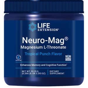 Life Extension, Neuro-Mag, Magnesium L-Threonate, Tropical Punch , 3.293 oz (93.35 g)