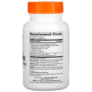 Doctor's Best, High Absorption Curcumin, 500 mg, 120 Capsules - Image 2