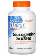Doctor's Best, Glucosamine Sulfate, 750 mg, 180 Capsules