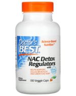 Doctor's Best NAC Detox Regulators, 180 Veggie Caps