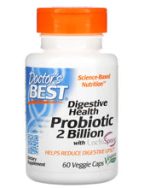 Doctor's Best, Digestive Health, Probiotic with LactoSpore, 2 Billion, 60 Veggie Caps