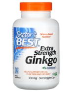 Doctor's Best, Extra Strength Ginkgo, 120 mg, 120 Veggie Caps