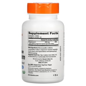 Doctor's Best High Absorption Magnesium, 100 mg, 120 Tablets - Image 2