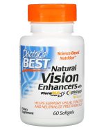 Doctor's Best Natural Vision Enhancers with FloraGlo Lutein, 60 Softgels