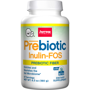 Jarrow Formulas, Prebiotic Inulin-FOS Powder, 6.3 oz (180 g)