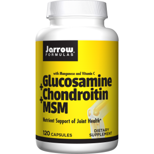 Jarrow Formulas, Glucosamine + Chondroitin + MSM with Manganese and Vitamin C, 120 Capsules
