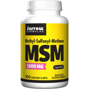 Jarrow Formulas, MSM, 1,000 mg, 100 Veggie Caps