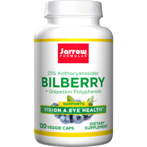 Jarrow Formulas, Bilberry + Grapeskin Polyphenols, 120 Veggie Caps