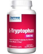Jarrow Formulas, L-Tryptophan, 500 mg, 60 Veggie Caps