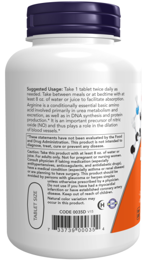 L-ARGININE 1000mg 120 TABS - Image 3