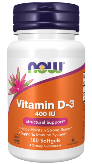 VIT D-3 400 IU 180 SGELS