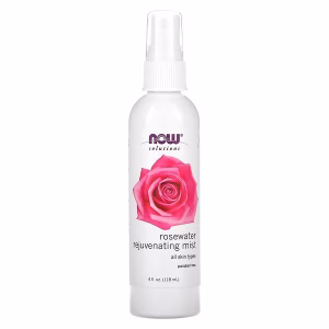 NOW Foods, Solutions, Rosewater Rejuvenating Mist, 4 fl oz (118 ml)