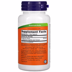 NOW Foods, TestoJack 300, 300 mg, 60 Veg Capsules - Image 2
