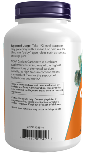 CALCIUM CARBONATE PWD 12 OZ - Image 3