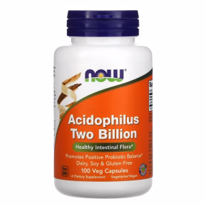 NOW Foods, Acidophilus, 2 Billion CFU, 100 Veg Capsules