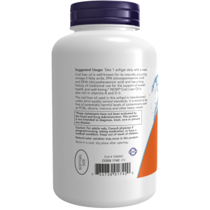 COD LIVER OIL 650MG 250 SGELS - Image 3