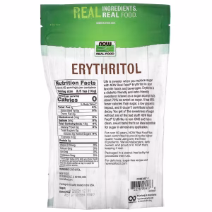 NOW Foods, Real Food, Erythritol, 1 lb (454 g) - Image 2
