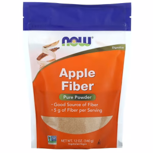 NOW Foods, Apple Fibre, Pure Powder, 12 oz (340 g)