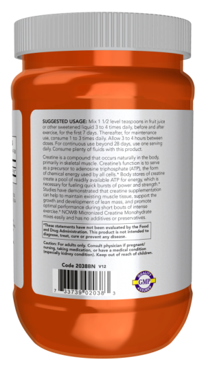 CREATINE MONOHYDRATE MICRONIZED 500 G - Image 2