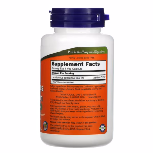 NOW Foods, Acidophilus, 2 Billion CFU, 100 Veg Capsules - Image 2