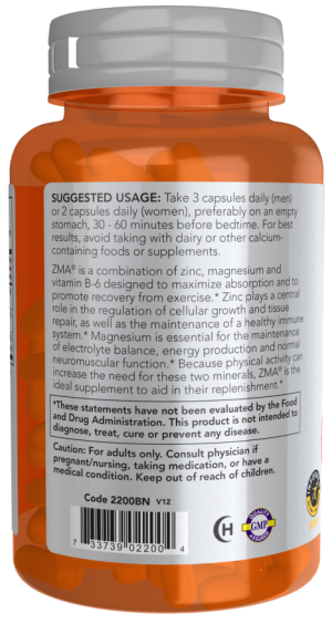 ZMA(R) 800MG 90 VCAPS - Image 3