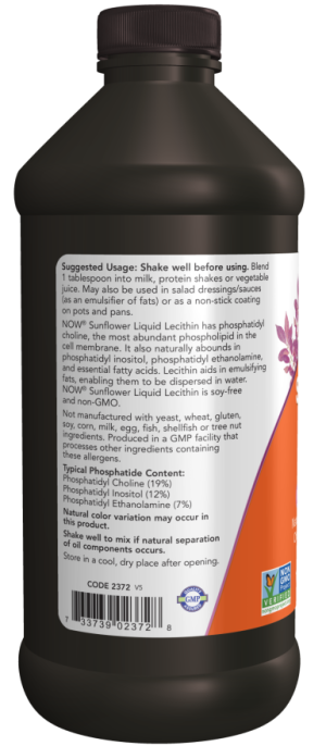 SUNFLOWER LIQUID LECITHIN 16 FL OZ - Image 3