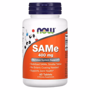 NOW Foods, SAMe, 400 mg, 60 Tablets