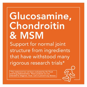 NOW Foods, Glucosamine & Chondroitin, 240 Tablets - Image 3