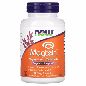 NOW Foods, Magtein, Magnesium L-Threonate, 90 Veg Capsules