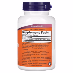 NOW Foods, Colostrum, 500 mg, 120 Veg Capsules - Image 2