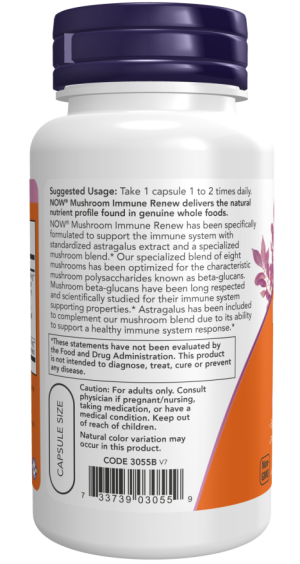 MUSHROOM IMMUNE RENEW 90 VCAPS - Image 3