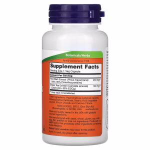 NOW Foods, Pine Bark Extract, 240 mg, 90 Veg Capsules - Image 2