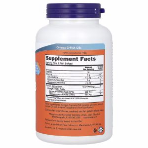 NOW Foods, Ultra Omega-3 Fish Oil, 180 Fish Softgels - Image 2