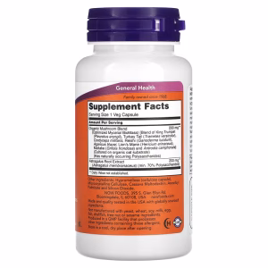 NOW Foods, Mushroom Immune Renew, 90 Veg Capsules - Image 2